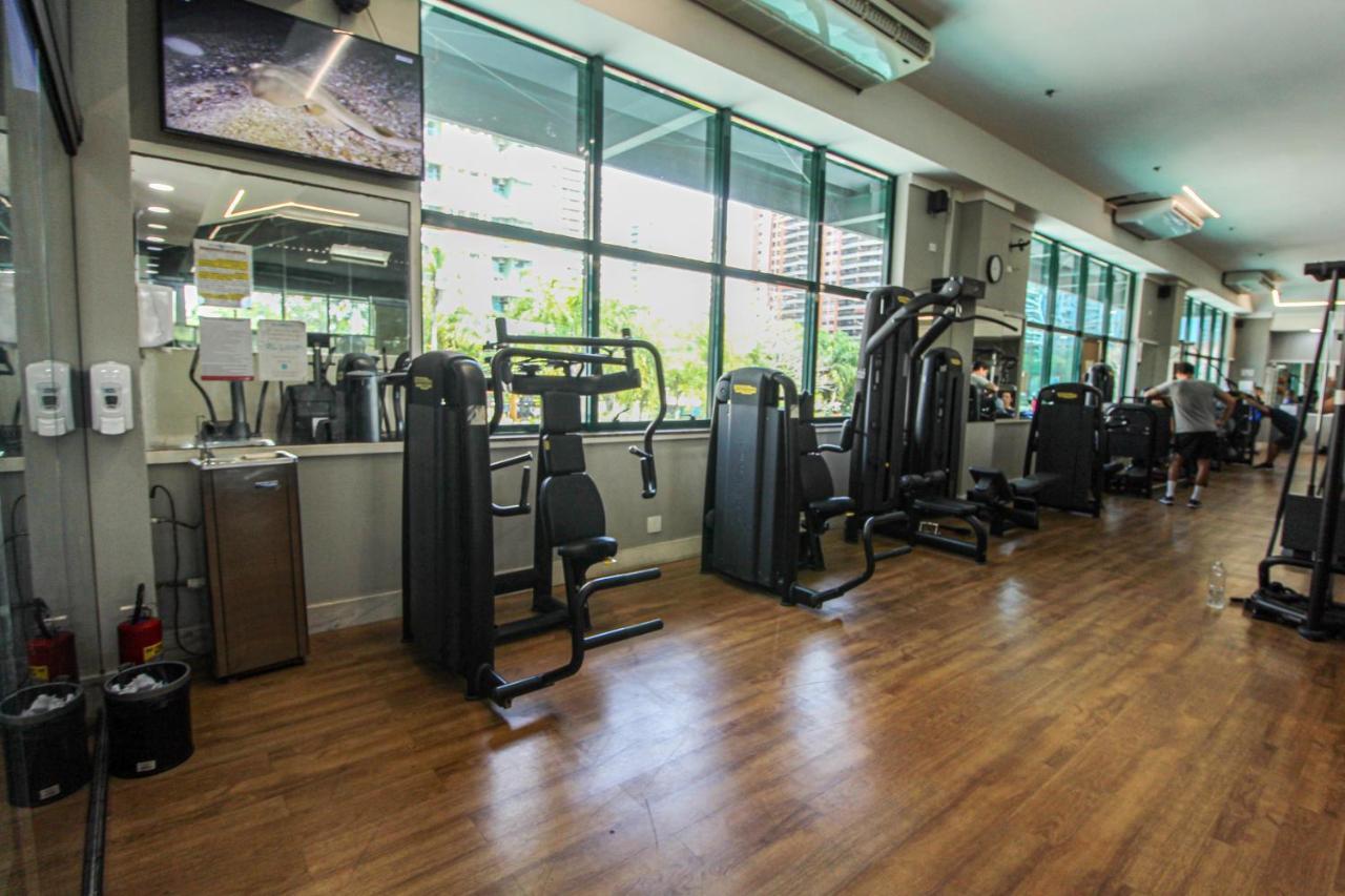 Barra Da Tijuca - 508 - De Frente Para Maravilhosa Piscina - Estacionamento Gratuito - Academia Comphania Atletica - Balsa Para Praia Gratis - Microondas - Geladeira Grande - Recepcao 24Horas - Wi-Fi - Com Pia 里约热内卢 外观 照片