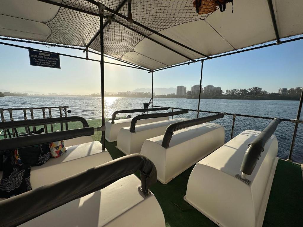 Barra Da Tijuca - 508 - De Frente Para Maravilhosa Piscina - Estacionamento Gratuito - Academia Comphania Atletica - Balsa Para Praia Gratis - Microondas - Geladeira Grande - Recepcao 24Horas - Wi-Fi - Com Pia 里约热内卢 外观 照片