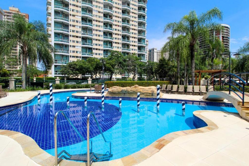 Barra Da Tijuca - 508 - De Frente Para Maravilhosa Piscina - Estacionamento Gratuito - Academia Comphania Atletica - Balsa Para Praia Gratis - Microondas - Geladeira Grande - Recepcao 24Horas - Wi-Fi - Com Pia 里约热内卢 外观 照片