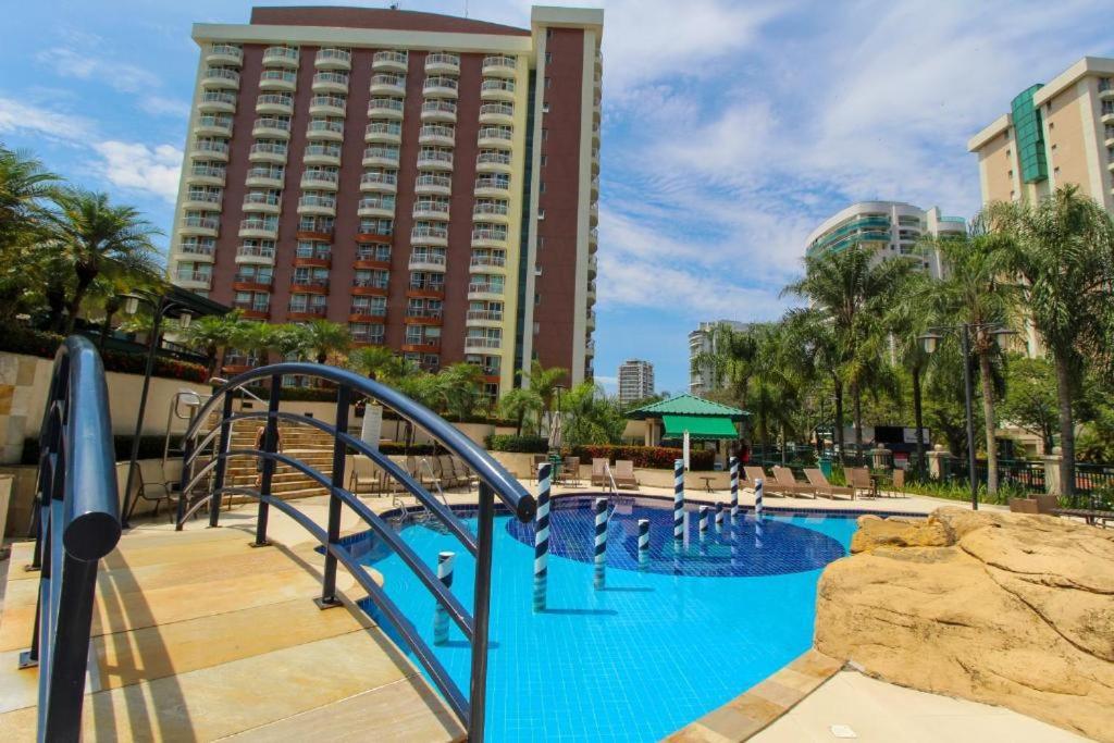 Barra Da Tijuca - 508 - De Frente Para Maravilhosa Piscina - Estacionamento Gratuito - Academia Comphania Atletica - Balsa Para Praia Gratis - Microondas - Geladeira Grande - Recepcao 24Horas - Wi-Fi - Com Pia 里约热内卢 外观 照片
